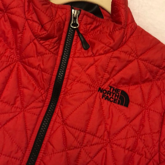 NorthFace red down jacket - Picture 2 of 3